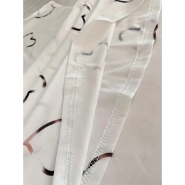 Heart Print V Neck Tank Top, Casual Sleeveless Tank Top For Summer, Women's Clothing